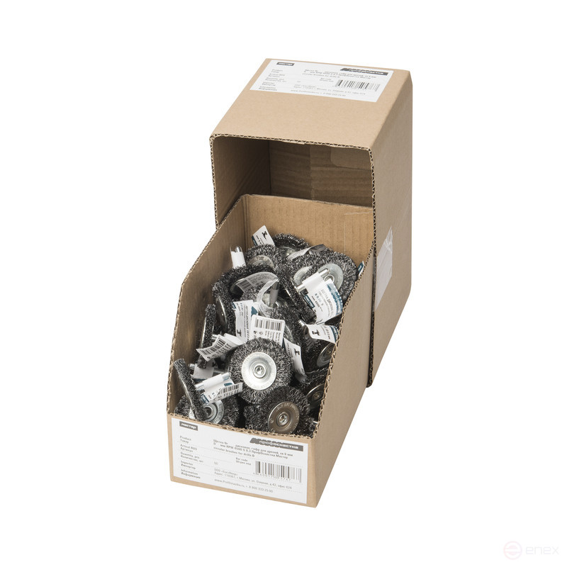 Brush 153 disc., corrugation. for drills Master XB 6 mm D63 mm pack. 1/30/90