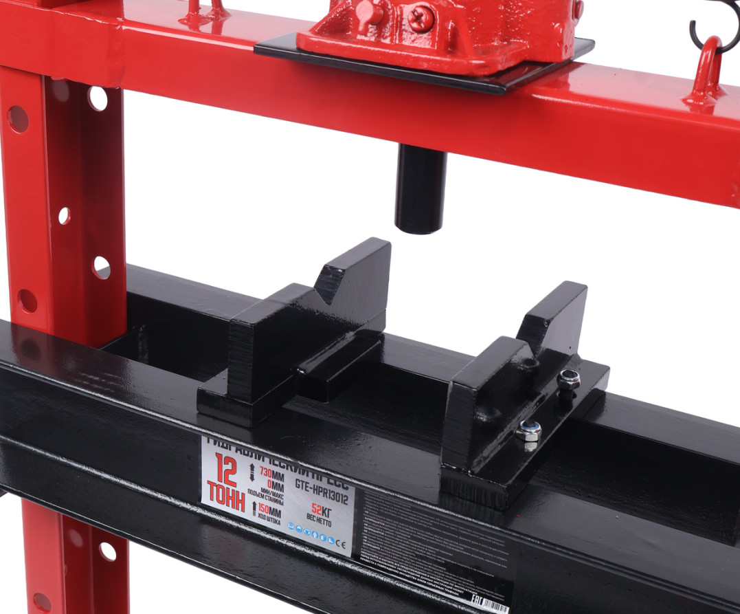 Пресс гидравлический 12т напольный с ручным приводом GTE