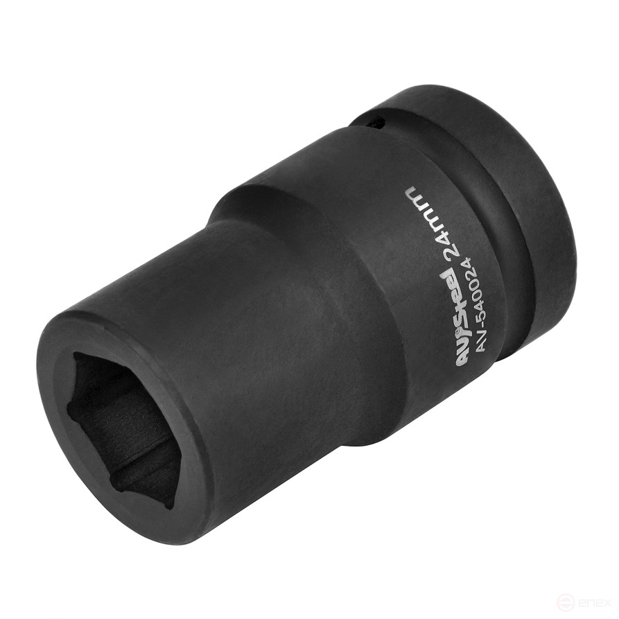 Головка 1" шестигранная 24мм "AV Steel" AV-540024