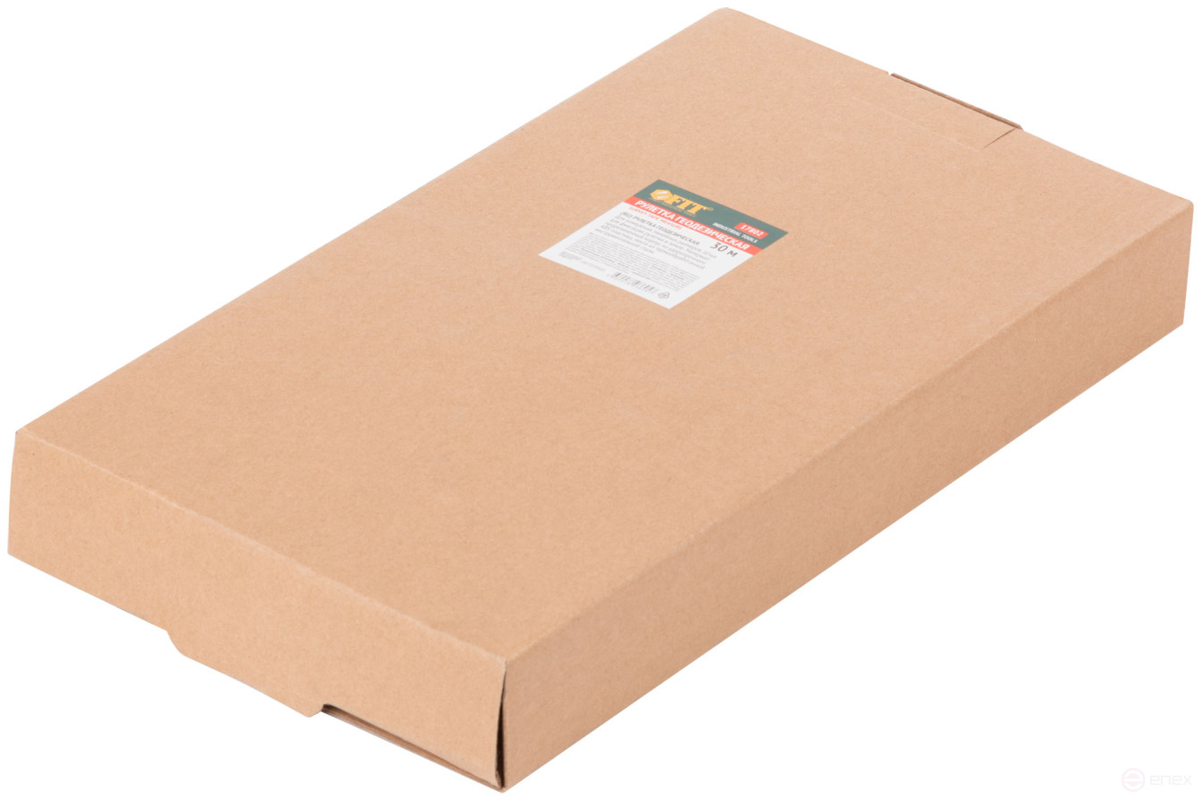 Geodetic tape measure, steel tape, yellow open plastic case, rubberized handle 30 m