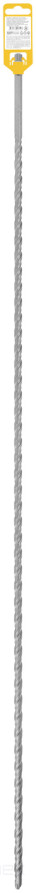 SDS PLUS concrete drill, Profi, W-shaped insert, double spiral, 12 x 1000 mm