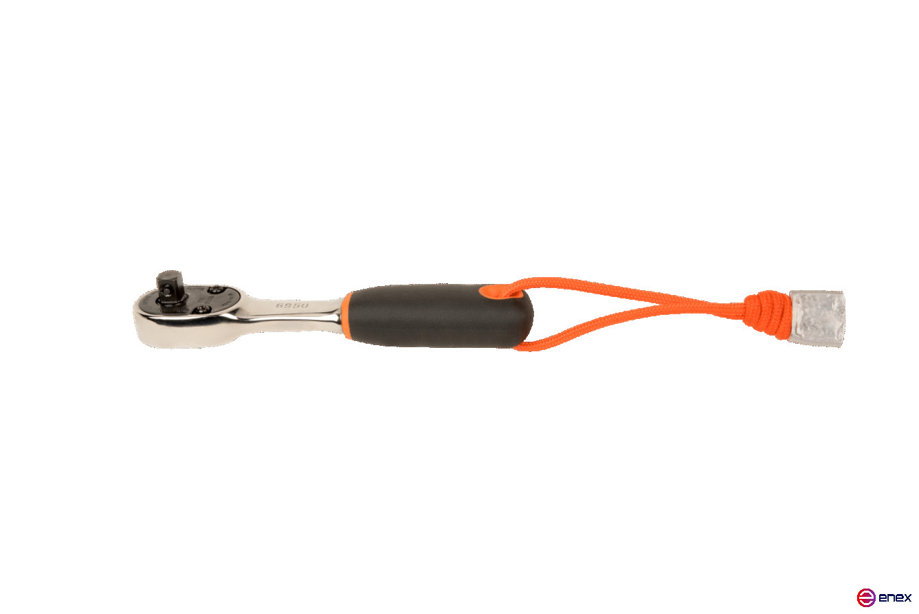 1/4 Реверсивная трещотка со шнуром Dyneema, 120 мм