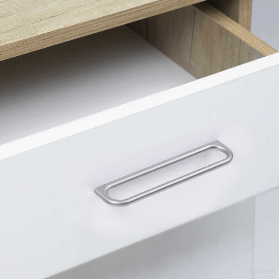 Ручка меб. скоба мет. OLYMPIA 160 матовый хром AKS