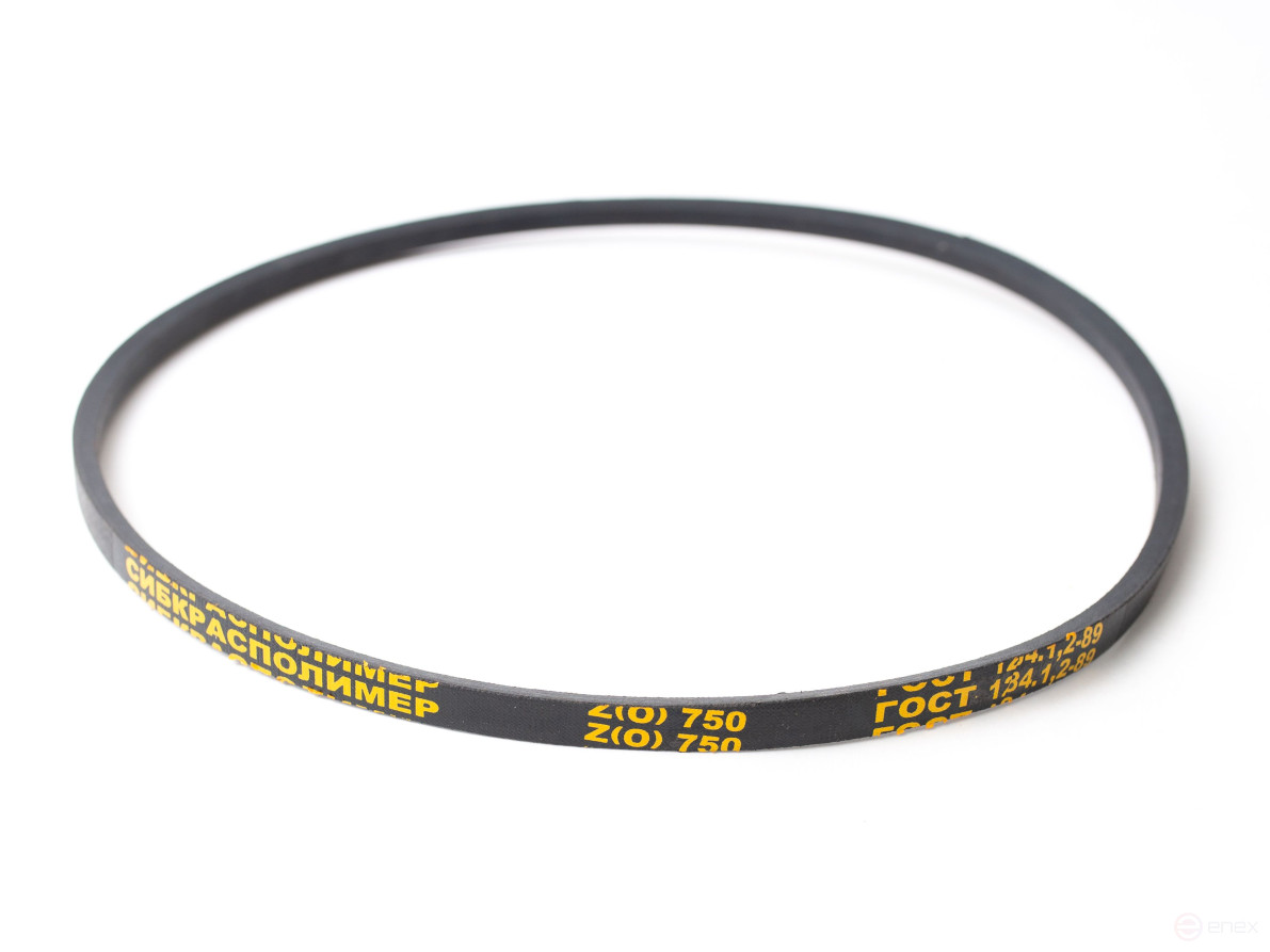 Wedge drive belt Z(0)-750 "Sibkraspolymer"