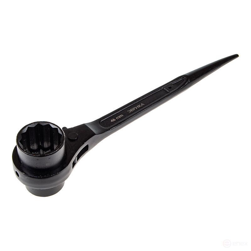 Ключ ступичный ER-44146 трещоточный усиленный 41х46мм (24 зуб.) ЭВРИКА /1/2/16 NEW