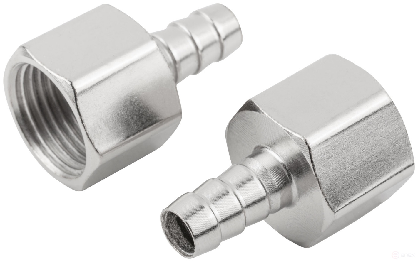 Herringbone adapters 10 mm - 1/2" internal thread, 2 pcs.