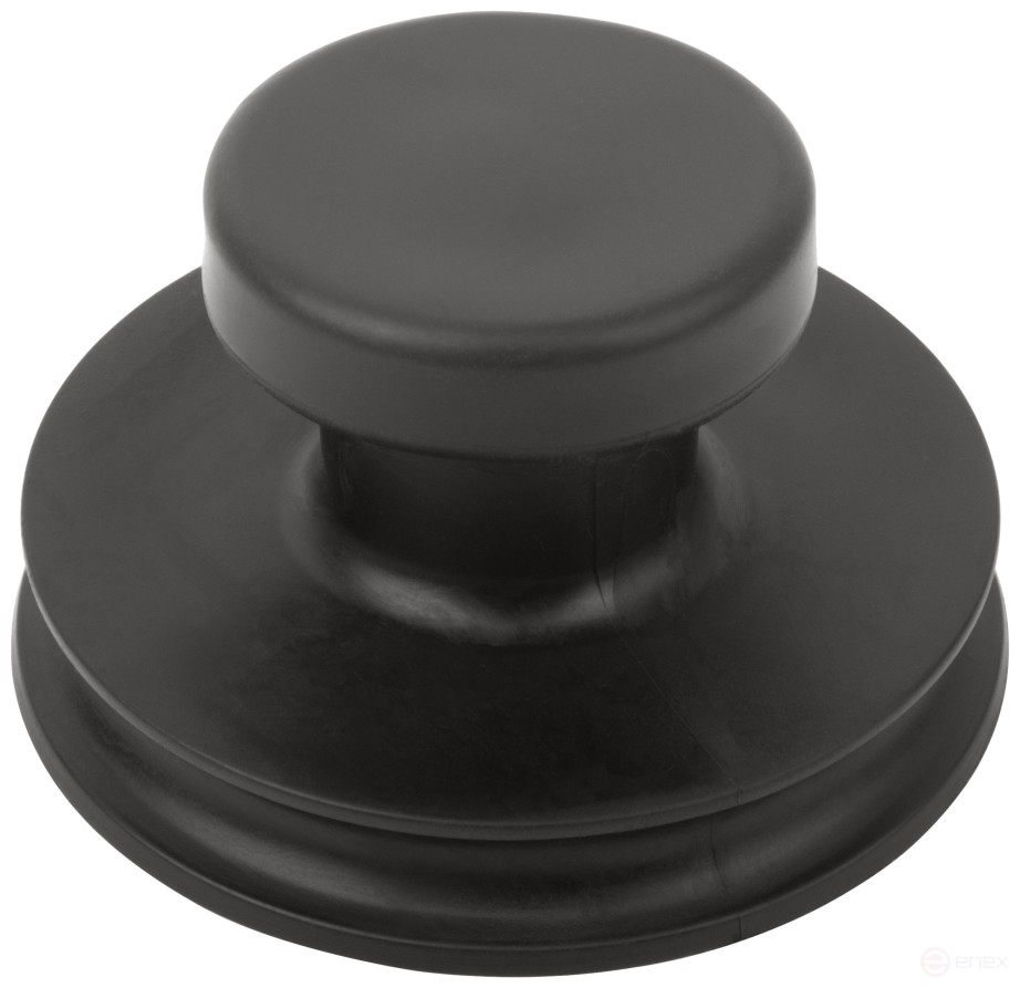 The suction cup is single rubberized