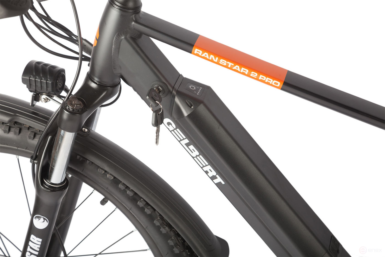 Электровелосипед Gelbert Ran Star 2 PRO, серый