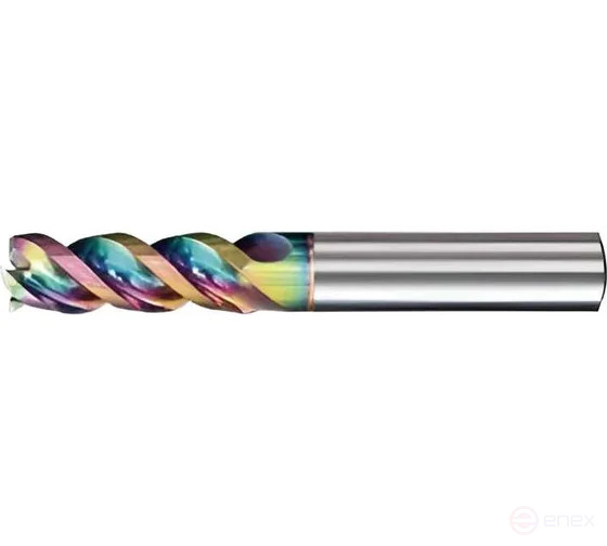 Фреза концевая VHM Glit Ø1,0x3x50x4 z=3 GEEFUN