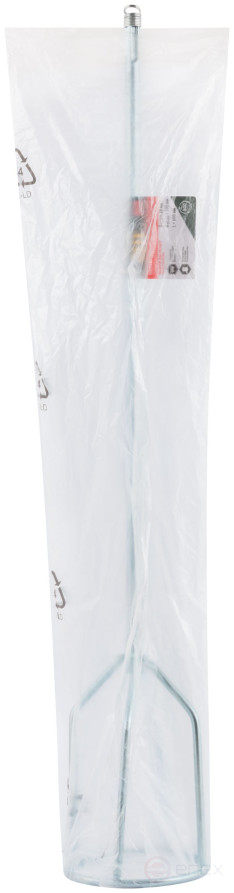 Миксер для строительных смесей повышенной вязкости оцинкованный, хвостовик SDS-PLUS 100х600 мм