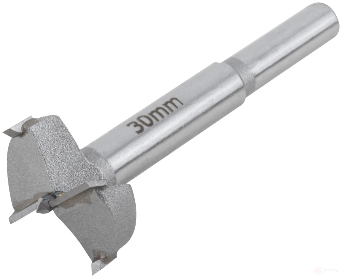 Forstner drill bit (milling cutter) with 30 mm carbide inserts