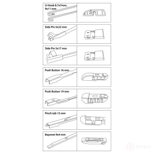 Щётка стеклоочистителя зимняя "AV-350W" 60см/24"