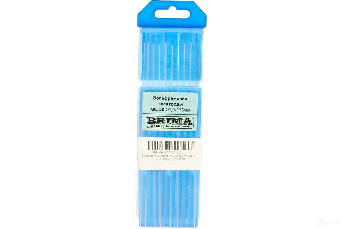Электроды вольфрамовые WL-20 (10 шт; 1x175 мм) BRIMA