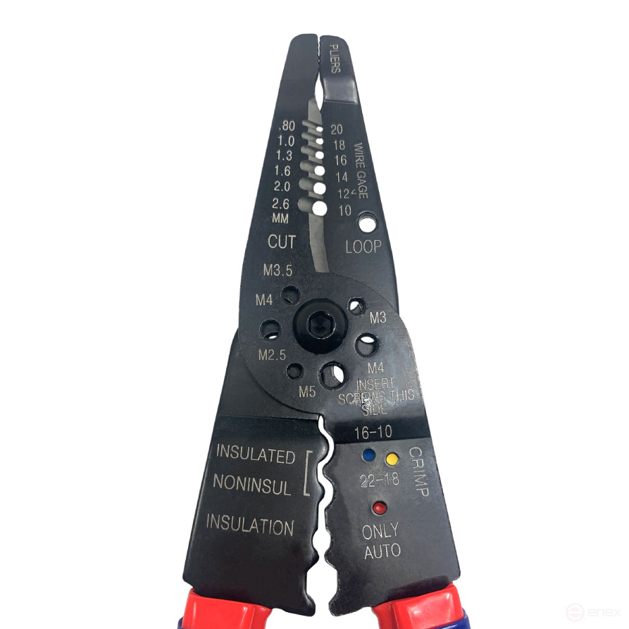 Crimping pliers 200mm with long noses WP291003 WORKPRO