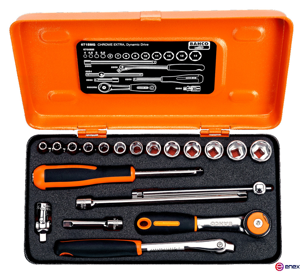 1/4" Set of end heads, 20pcs