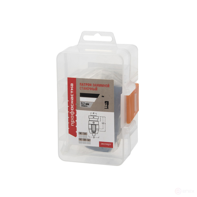 167 Expert Self-locking Machine chuck 1-10 mm B12 PREC 0.2 plastic box, 1/20