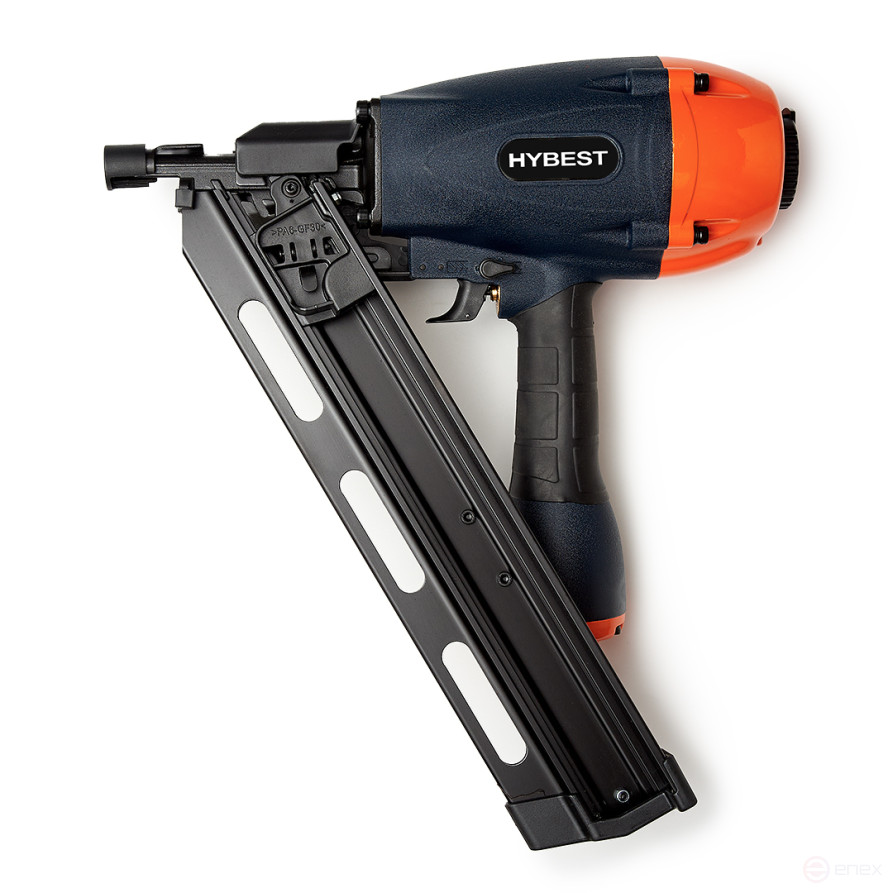 Hybest FN3490 nail gun for wood (pneumatic, nails D34)