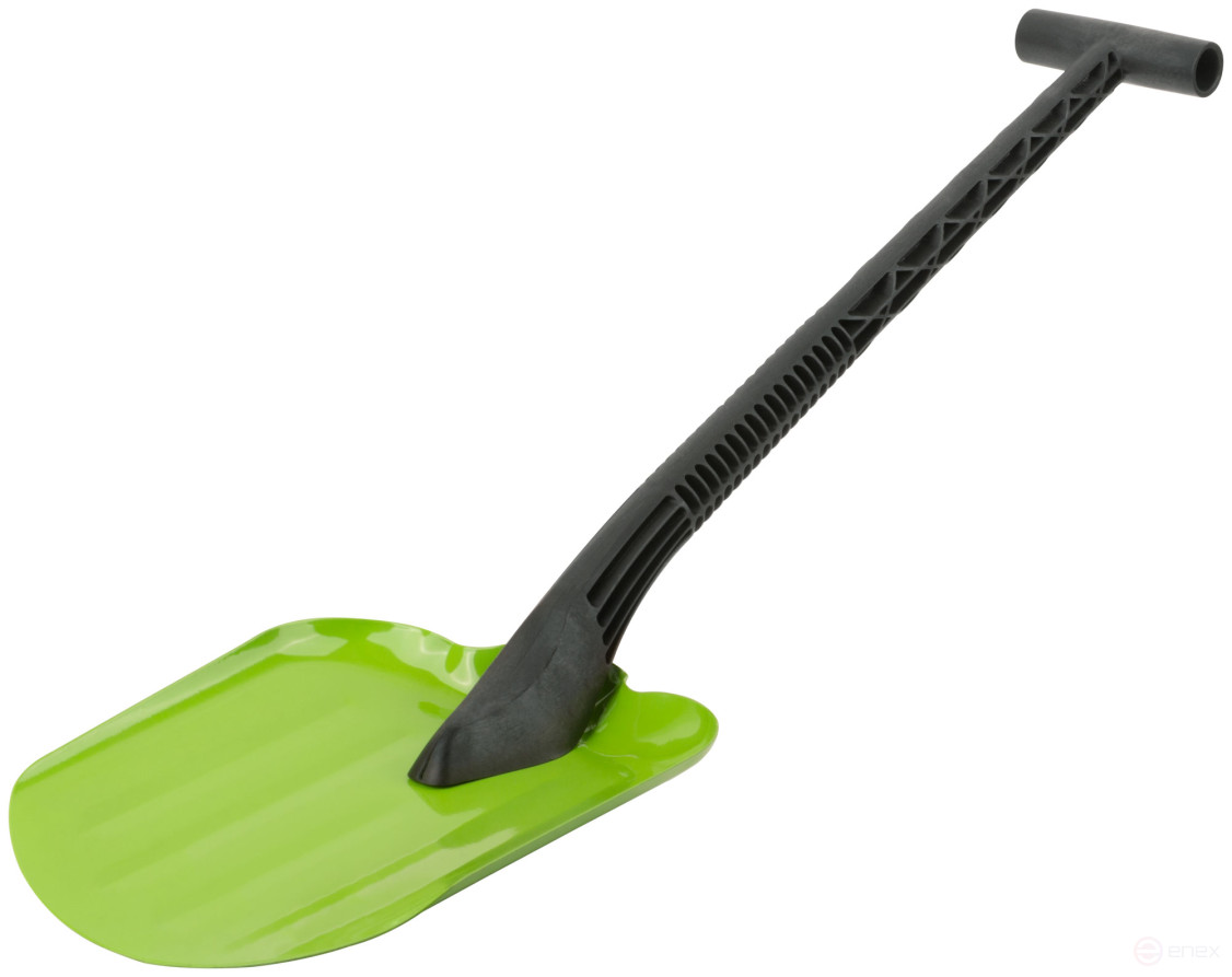 Automotive steel shovel, frost-resistant plastic handle 80x205x700 mm