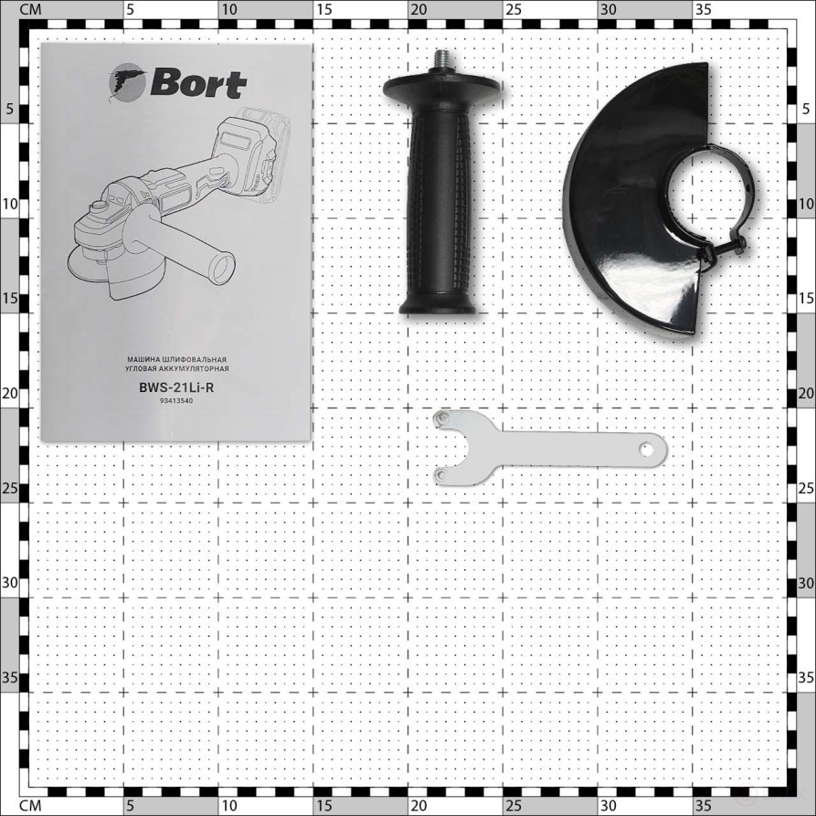 Angle grinder rechargeable BORT BWS-21Li-R (without battery and charger)