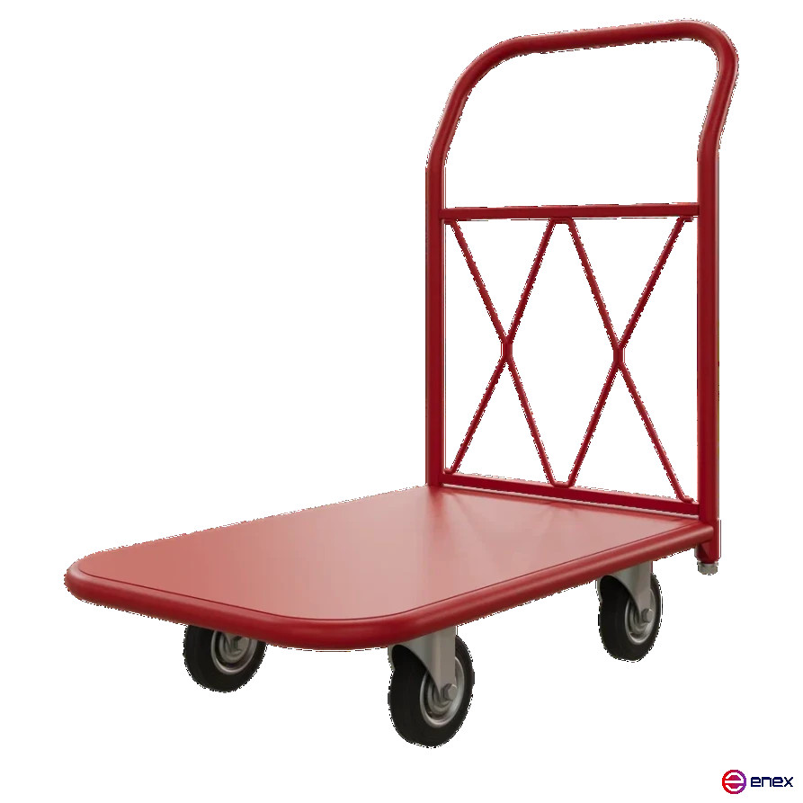 Тележка платформенная ТП 1 RT (500х800) колёса d 125