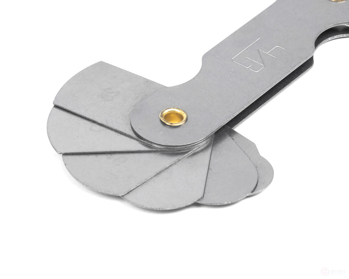 Набор шаблонов радиусных №2 (R 8 - 25мм) ЧИЗ