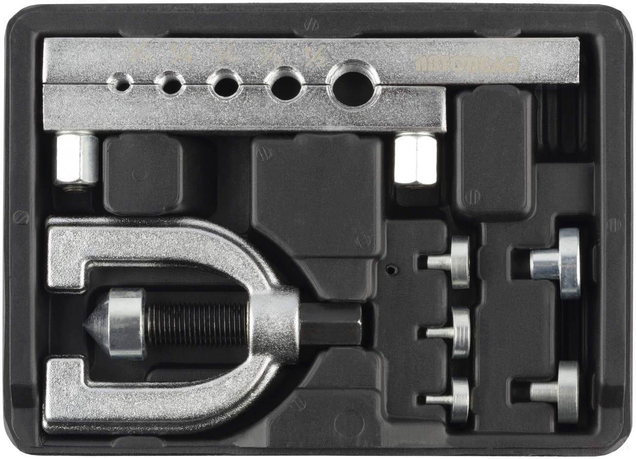 Tube flaring kit 7pr.type D,E(SAE) F(ISO)(4.8 -12.7mm) (Car BODY) 40414