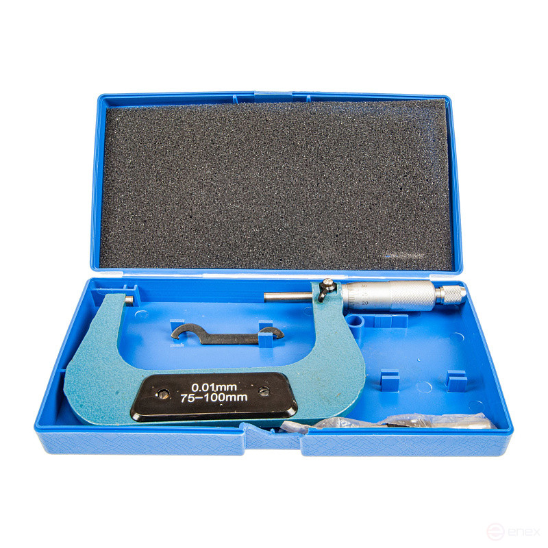 Микрометр ER-75100 (75-100мм, 0.01мм), в футляре ЭВРИКА /1/25