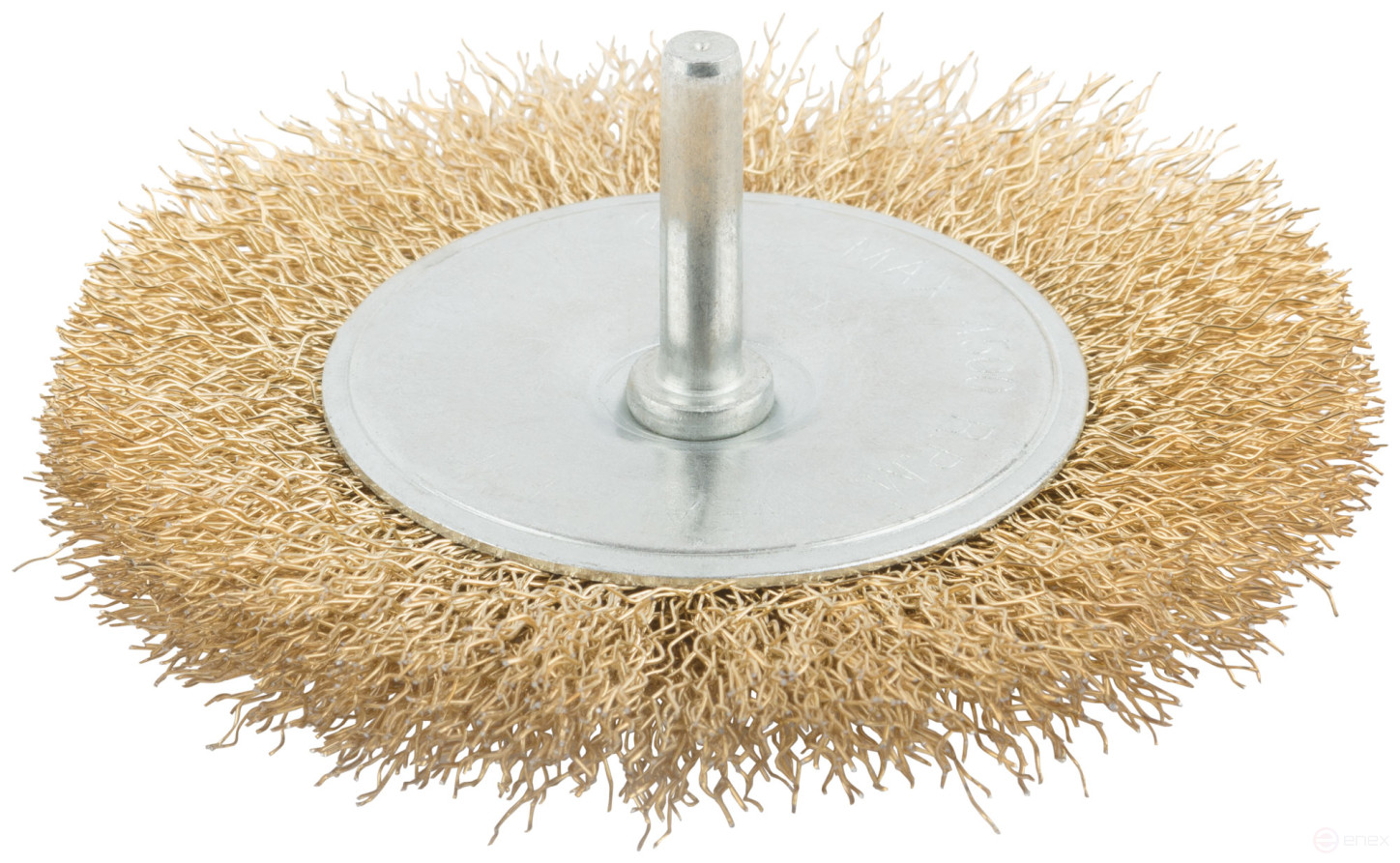 Corkscrew, "wheel" type, with a pin, 100 mm latuned steel wavy wire