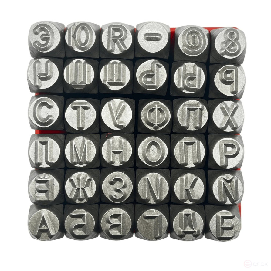 Letter stamps No. 8 Russian font TORNERI T023257