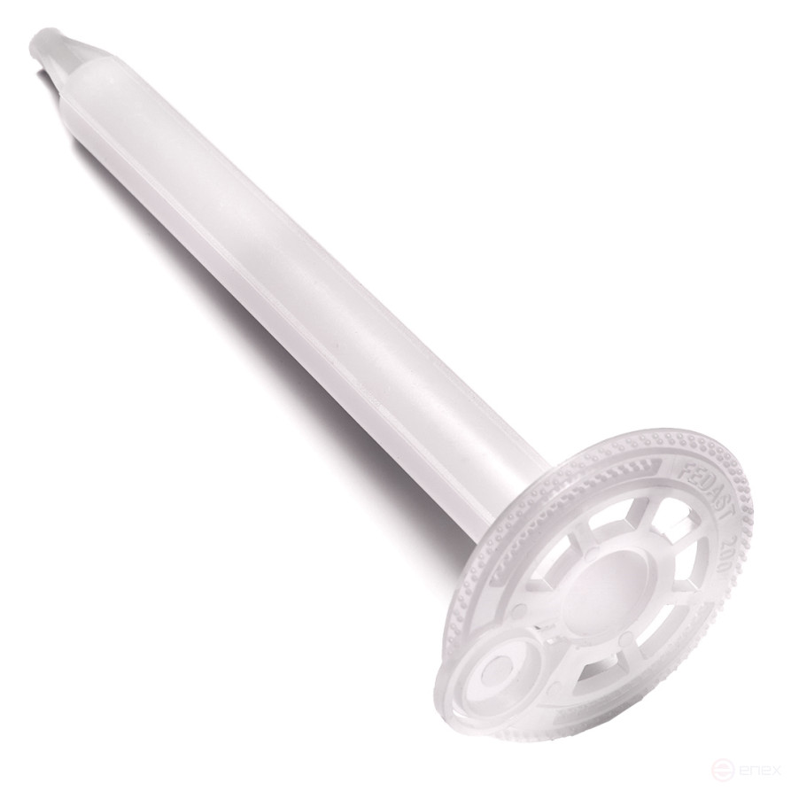 Тарельчатый дюбель гриб 200 мм с крышкой и гвоздем для бетона и кирпича IN200-62 (50 шт/уп) FEDAST