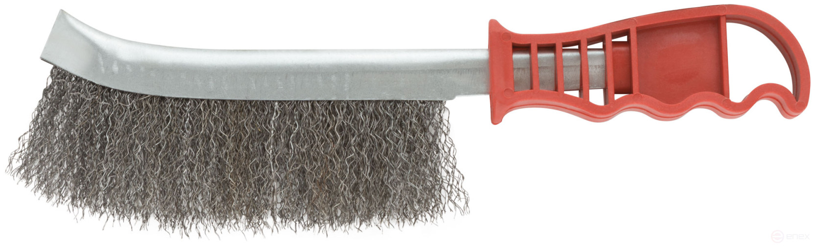 Kneader with curved plastic handle, steel type A