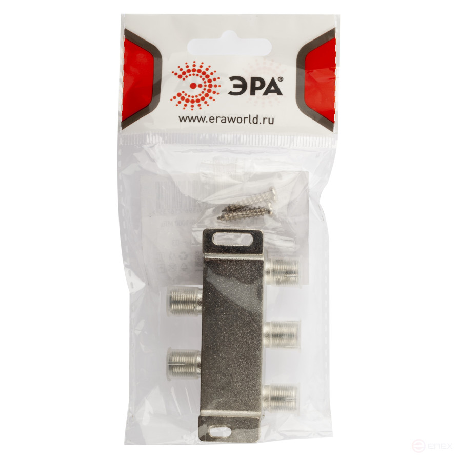 TV divider ERA D-F-03 4 branches for F connector 5-1000 MHz package 1 pc