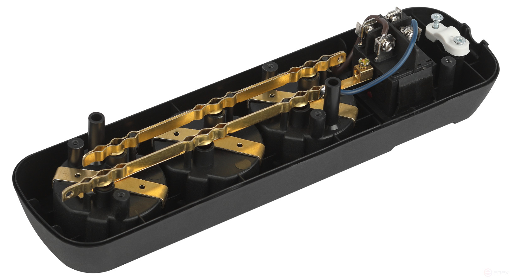 Block ERA KX-3es-B 3 Sockets with earthing switch black