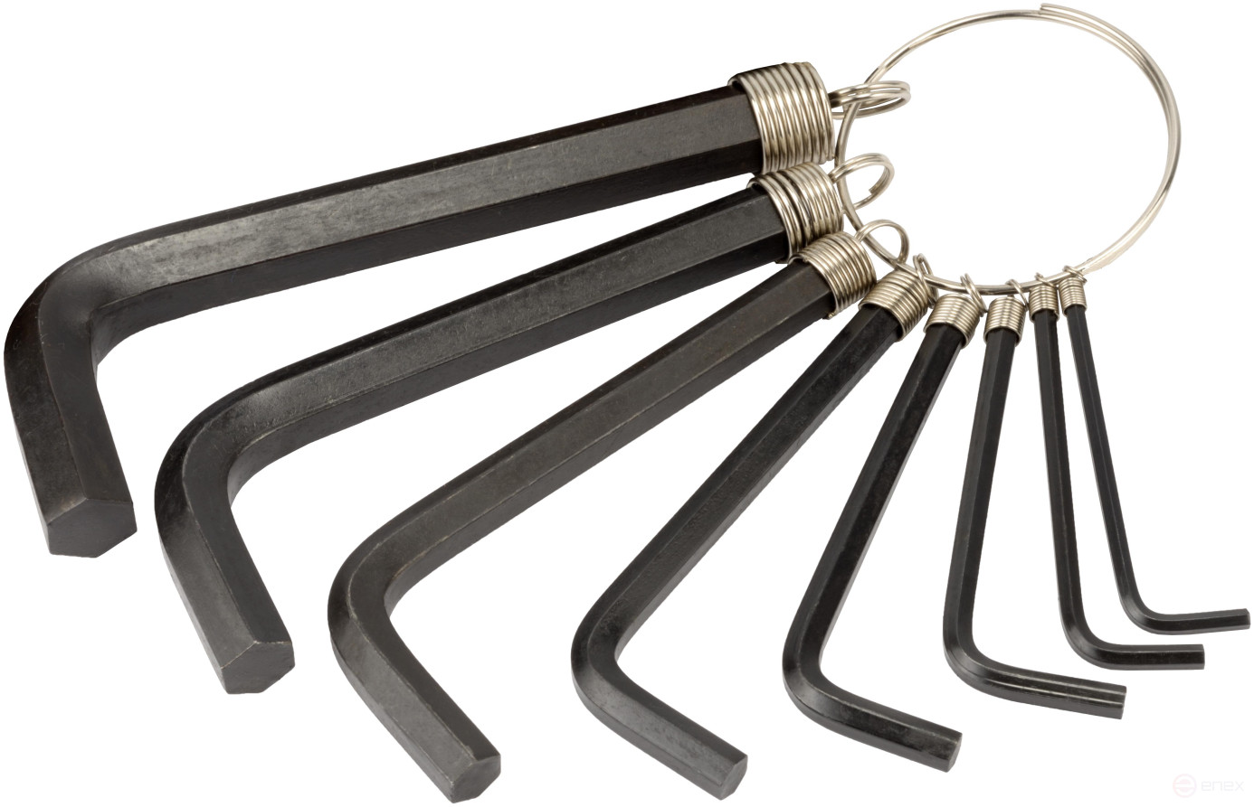 Набор Г-обр. шестигранников 8 пр. (2,0-10,0мм)(на кольце) BERIL