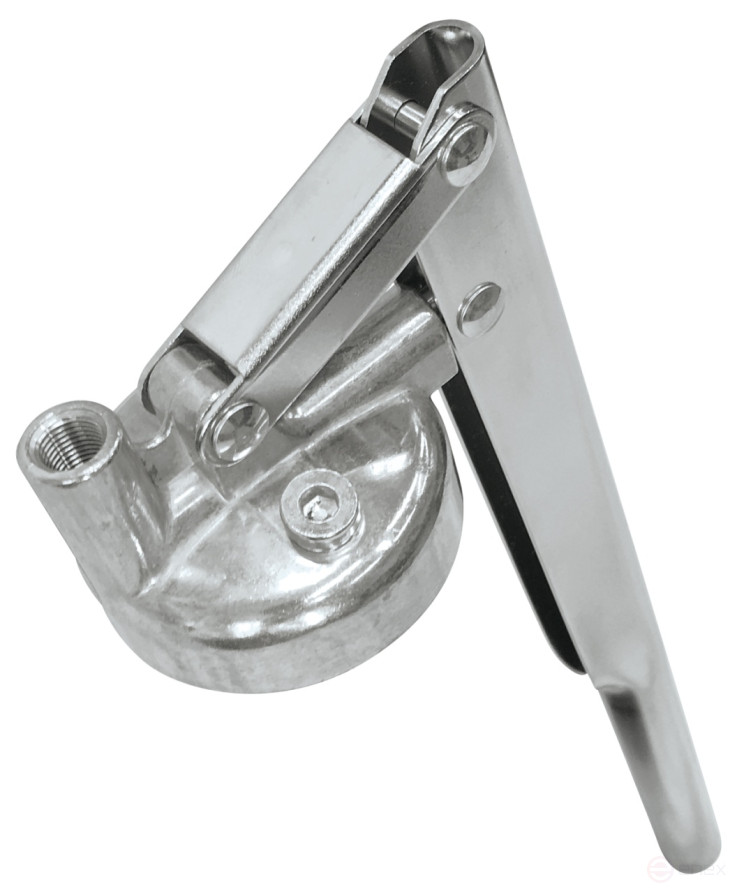 Plunger head for a solid-injection pneumatic syringe, manual MASTER 662-10500