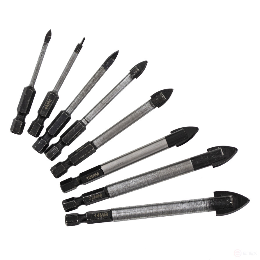 Сверло по кафелю и стеклу 14 мм, HEX, Чеглок (400/800)