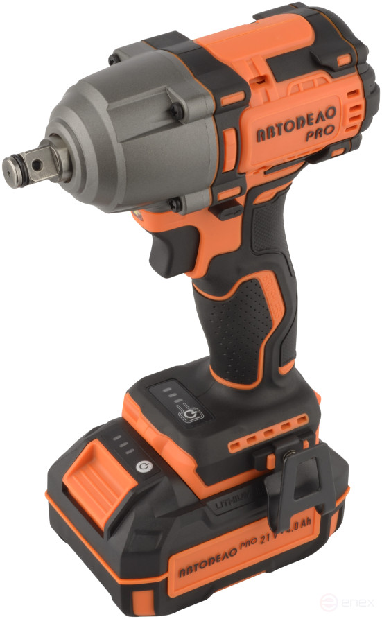Аккумуляторный ударный гайковёрт 450Н*м 21V (в кейсе) АвтоDело PRO 46132