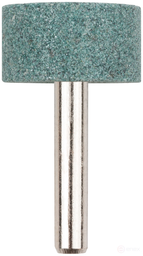 Шарошка абразивная (по камню, мрамору, кафелю), хвостовик 6 мм, цилиндр 25 х 13 мм