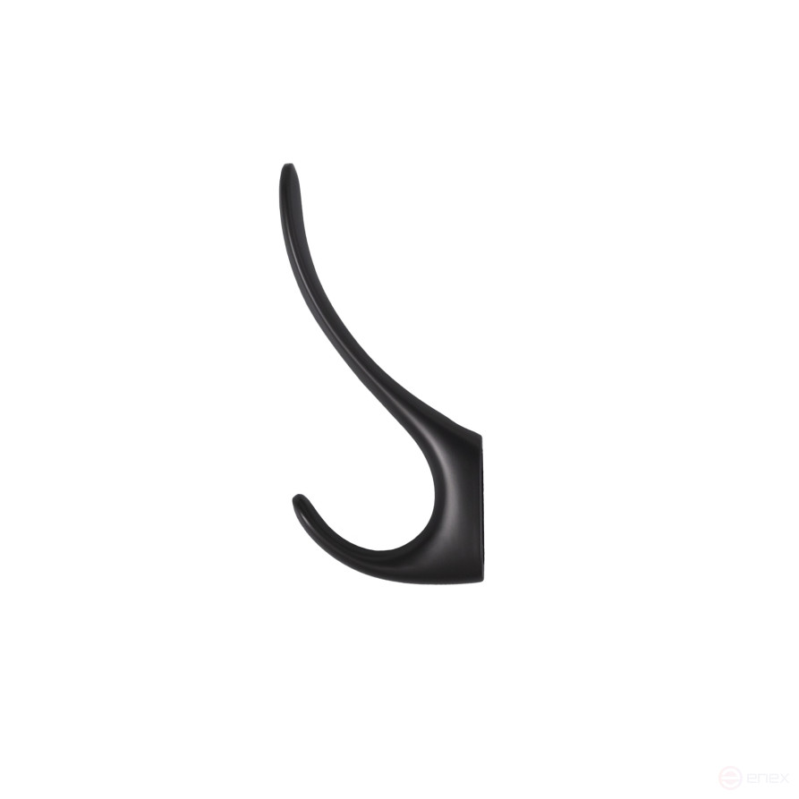 Hook metal two-horn metal ROMA black matte AKS