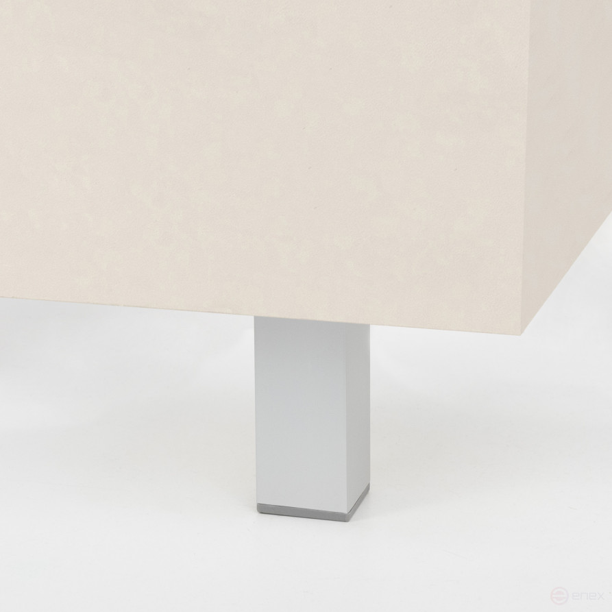 Опора меб. алюм. DAКP-27 h150 с регул. мат.хром AKS