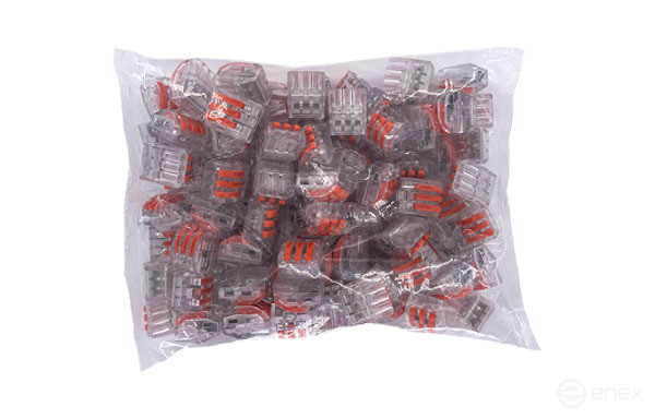 Terminal connector RIPO PCT-213/A (analog 222-413) 3 pins