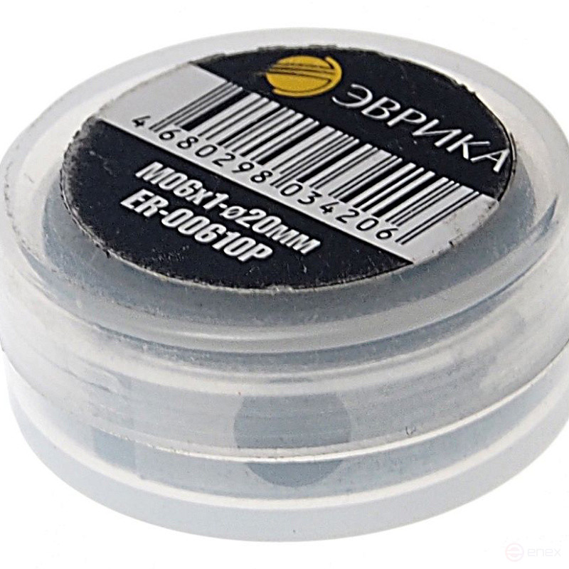 Плашка ER-00610P M06x1-ø20мм, в пластиковом футляре ЭВРИКА /1/10