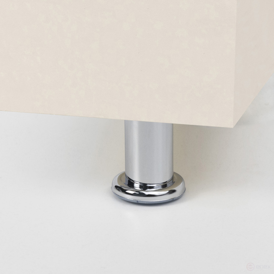 Опора меб. мет. TB019 (B140) d50 h80 хром AKS