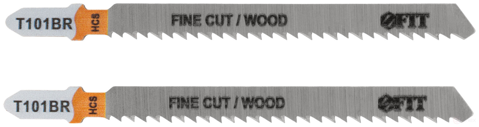 Wood canvases, HCS, ground at a free angle, reversible teeth, 100/74/2.5 mm (T101BR), 2 pcs.