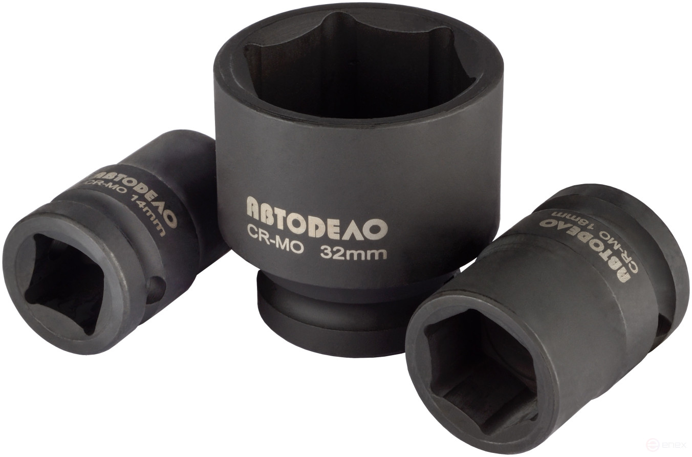 Головка торцевая ударная *30 (DR1/2"; 6PT; L-44мм) АвтоDело 40211