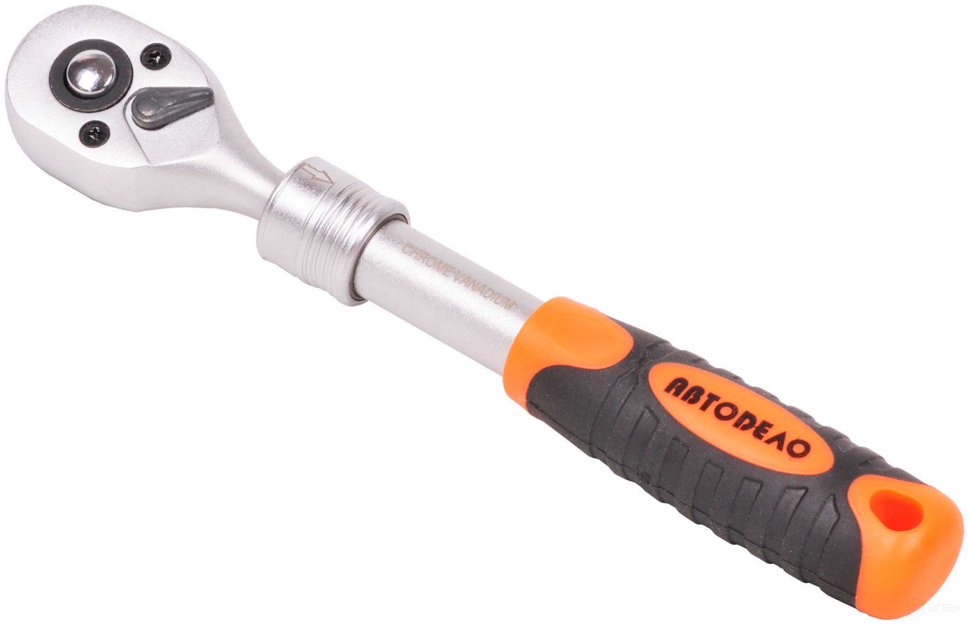 Трещотка 1/4"DR (телескопическая; L=140-190мм; 72 зубца; 5град) АвтоDело (39734)