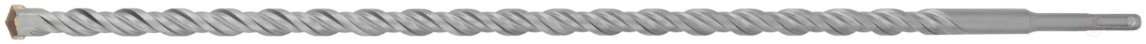 Бур по бетону SDS PLUS, Профи, W-образная вставка, двойная спираль, 18 х 600 мм
