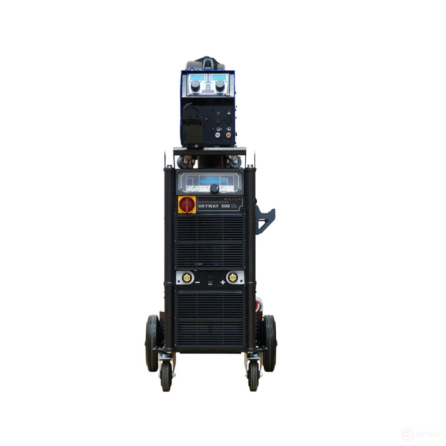 AuroraPRO SKYWAY 500 DUAL PULSE inverter semi-automatic welding machine with water cooling and remote wire feeding mechanism