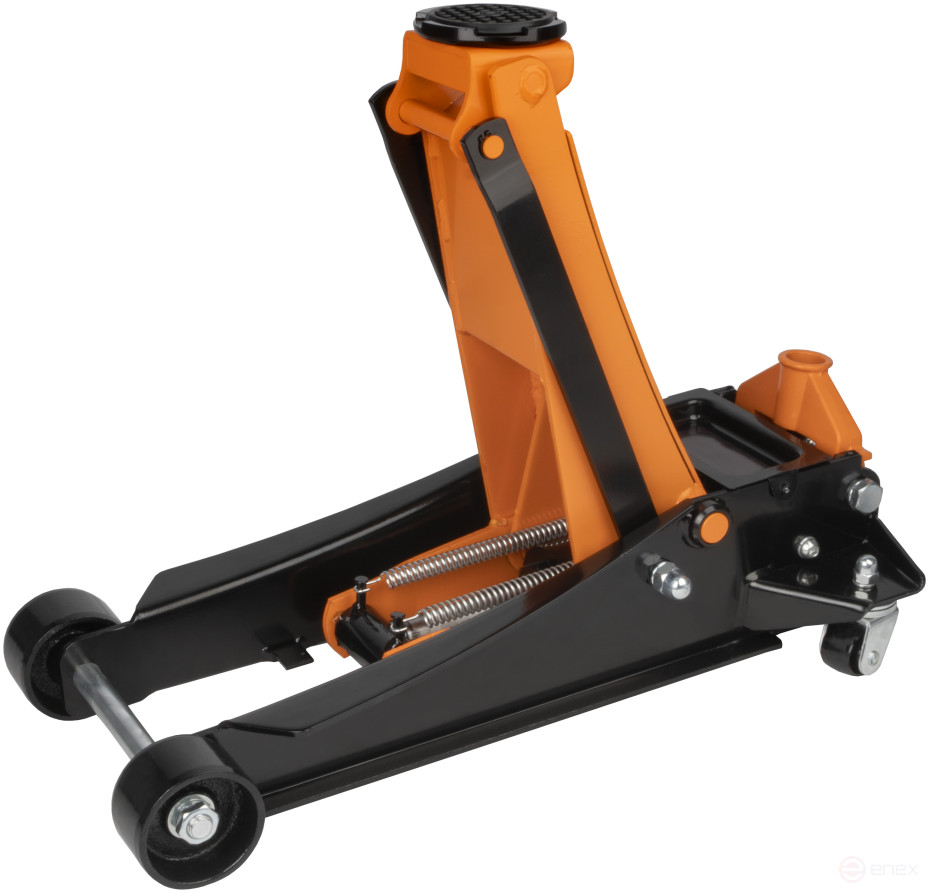 The hydra jack. tire fitting 4.0t (100-533mm.undercarriage; gimbal.drive;double pump) Avtodor (43440)