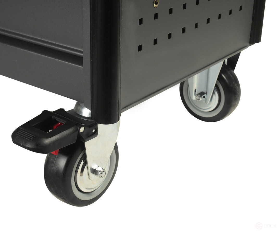 Тележка инструментальная 7 секций (JTC-5021) с набором инструментов 344 предмета JTC